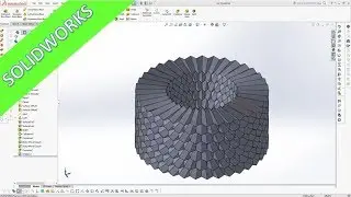 Userwish - Beehive - Bienenwaben - SolidWorks 2016 Training - Part Design