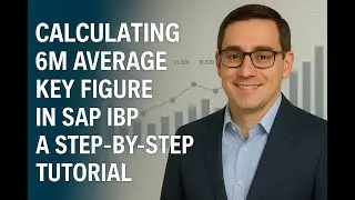 SAP IBP Training: Creating a key figure to calculate 6M Avg and disaggregate
