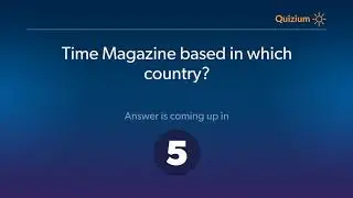 Time Magazine based in which country?   Time Magazine Quiz