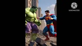 HULK AND SUPERMAN FIGHT . Who will win