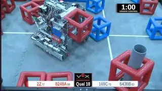 2015 VRC Engr Q18 - 2Z 8248A vs 169C 6430B - 51 to 79 - VEX Worlds 2015 - Engineering Division