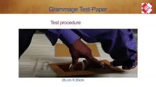 Grammage Test Paper