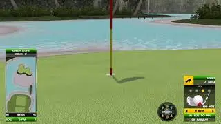 Golden Tee Great Shot on Sandy Reef!