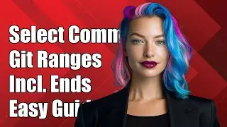 How to select git commit ranges with inclusive end points
