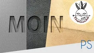 Photoshop Tutorial - Gestanzte Schrift