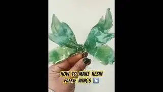 HOW TO MAKE a beautiful RESIN FAIRY WINGS, TUTORIAL in Related video. Step by step. UV DIP RESIN