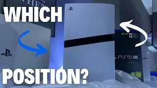 PS5 Pro With Disc Drive - Vertical Vs. Horizontal Placement