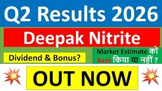 Deepak Nitrite Q2 results 2026 | Deepak Nitrite results today | Deepak Nitrite Share News today