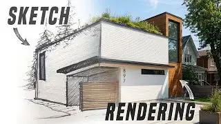 From Sketch to Realistic Rendering in Seconds (Tutorial - Free AI Tool)