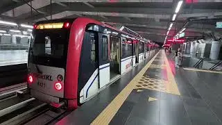 {Special Platform} CSR Zhuzhou Articulated LRV TR37 going out of service at Putra Heights