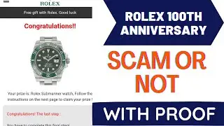 Rolex 100th Anniversery Celebration gift Link | Whatsapp link | Real or Fake | Complete details