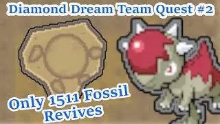[LIVE] Shiny Cranidos found after only 1511 Fossil Revives! - Diamond Dream Team Quest #2