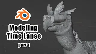 Cyberpunk Macaw - Part 1: Sculpting and Modeling Time Lapse