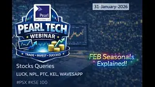 Pearl Tech: KSE-100: February Seasonals + Major Rejection! | Will Supports Hold? | #psx