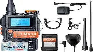 BAOFENG K6 Tri Band Handheld Ham Radio Full Kit 5W Two Way Radio