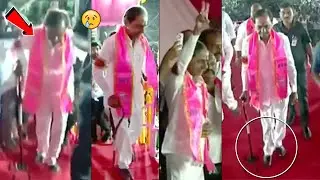 KCR Grand Entry In Karimnagar Public Meeting | BRS Public Meeting | News Buzz