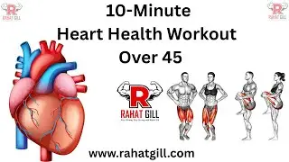 10-Minute Heart Health Workout for Over 45 | Low Impact Cardio