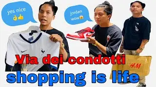 VIA DEI CONDOTTI,THE FAMOUS CENTER SHOPPING  STORES IN ROME  ITALY,ALL ORIGINALS SIGNATURES