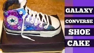How To Make A Galaxy Converse Shoe Cake
