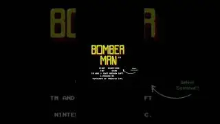 Using Codes in #bomberman  (1985 version) #nintendo #gaming #games #gameshorts