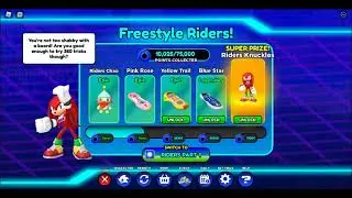 I got the Pink Rose Hoverboard in Sonic Speed Simulator