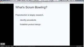 Scrum Bowling - An Agile Production Methodology for Indie Teams and Student Projects