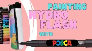 Настройка Hydro Flask с помощью маркеров Posca