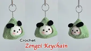 Cutest Crochet Zongzi Keychain 🍙 | Lucky Rice Dumpling You&rsquo;ll Love!