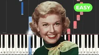 Dream a Little Dream - Doris Day EASY Piano Tutorial + Sheet Music