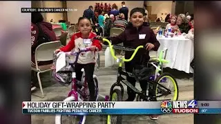 Volunteers help make holidays brighter for families fighting pediatric cancer