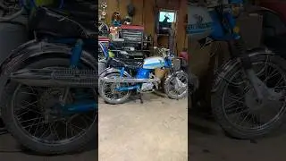 My 1971 Cl70 K1 Scrambler. All original survivor. Sat for 20 years. Barn find #scrambler#honda#cl70
