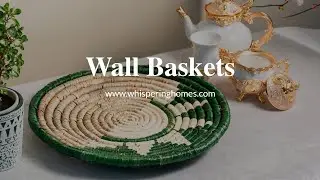 Hanging Wall Baskets for Home Decor | Whispering Homes