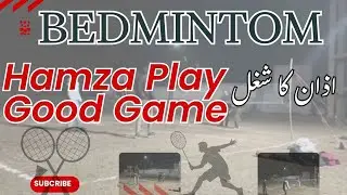 Late Night Play Badminton In the Park 🏞️ Enjoy Free Light 🤫😉