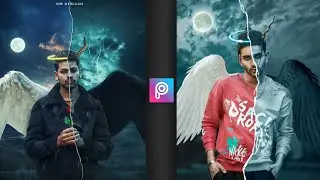 Angel VS Devil Photo Editing | PicsArt Angel VS Devil Photo Editing