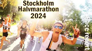 Stockholm Halvmarathon 2024 - Race report vlog