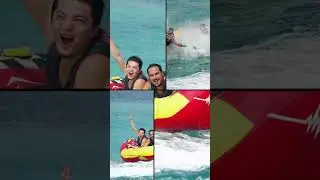 It was an amazing Day with friends##sea##sport##fun##seasport##seaplay##play##friends##banana
