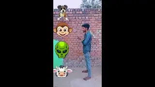 Head to Dog, Monkey, Alien, Cow - Funny dance magic vfx#short