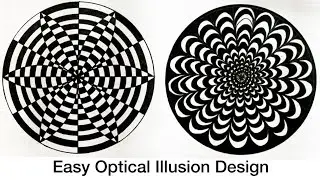 8 Easy drawing tricks you should try✏️3D Geometric Pattern Art Tutorial 🌈 Optical Illusion Drawing
