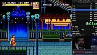 Streets of Rage 2 Blaze Hard Speedrun NEW WR 35:02