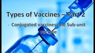 Vaccines Part 3 | Types of Vaccines part 2 | Conjugated vaccine| Sub-unit Vaccine