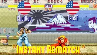 FT3 @sf2hf: ChoiBoy (US) vs TaoSF (US) [Street Fighter II Hyper Fighting Fightcade] Feb 3