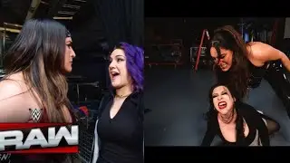 VAQUER SNAPS AND LAUNCHES A BACKSTAGE ATTACK ON RAQUEL AT WWE RAW