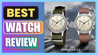 Best 38mm Chronograph seagull 1963 International Edition Mechanical Wristwatch Review