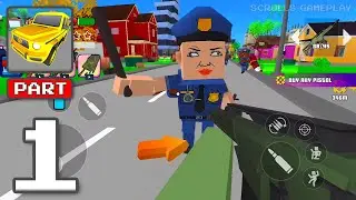 Gangs Wars: Pixel Shooter RP - Gameplay Walkthrough Part 1 - Casual Games To Play (iOS, Android)
