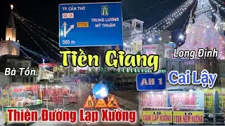 Tiền Giang Ngay Lúc Này Đón Noel Rộn Ràng, Chợ Lạp Xưởng Cai Lậy Bán Tràn Lan Quốc Lộ Giá Rẻ Quá Sốc