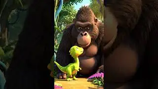 King Kong and baby dinosaur | AI Nora TV Tamil kids video