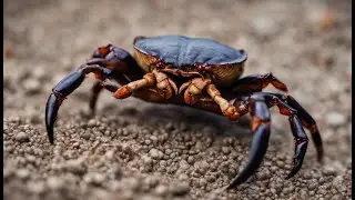 Warty Crab Eriphia verrucosa in the Black Sea