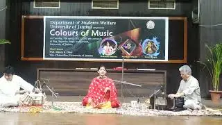 #yogyaculturerecords,ColorsofMusicआजजानेकी जिद्द,Dr.MukteshiSharmaG#rsauditoriumjammuniversity#jkut