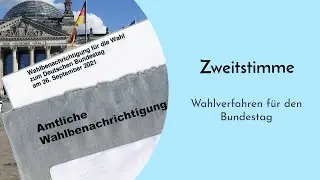 Zweitstimme einfach erkl&auml;rt - Bundestagswahl mit Landeslisten, Einzug in den Bundestag & Abgeordnete