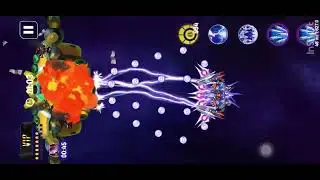 SPACE SHOOTER - GAMEPLAY TO BOSS FIGHT 53 V'S INDRA SHIP 😈😈😈. VERY EASY BOSS FIGHT 🤪🤪🤪.